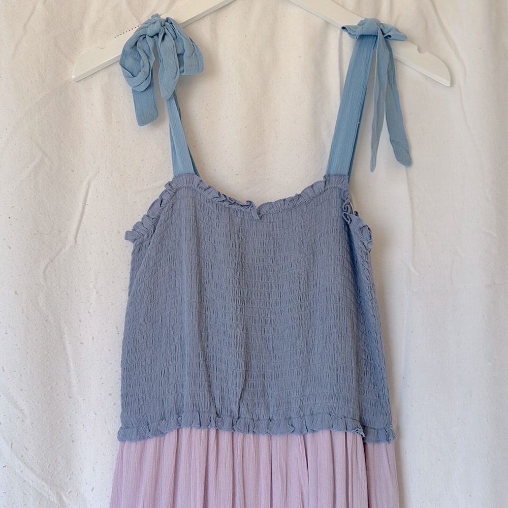 Colorblock Maxi Dress